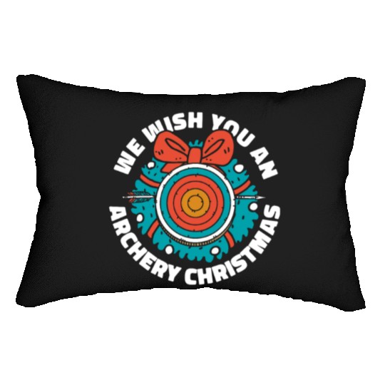 Archery Xmas Archery Christmas Lumbar Pillows