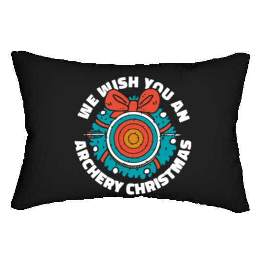 Archery Xmas Archery Christmas Lumbar Pillows