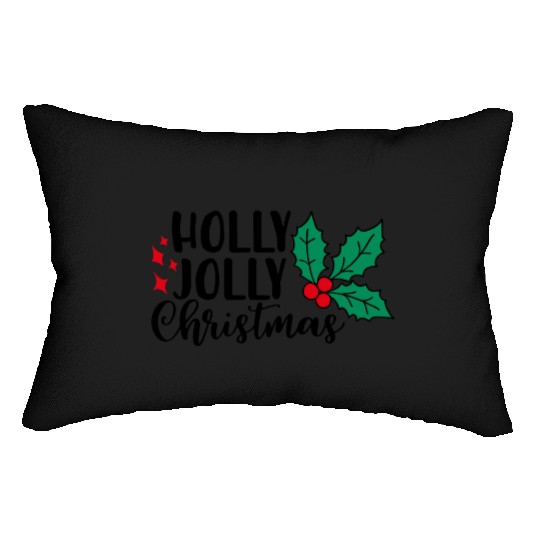 Holly Jolly Christmas Lumbar Pillows