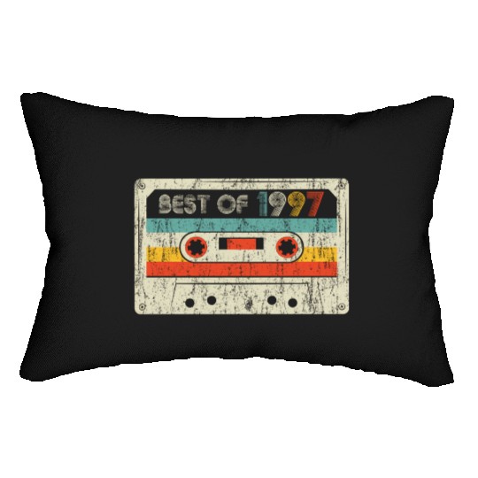 23rd Best Of 1997 Cassette Tape Lumbar Pillows