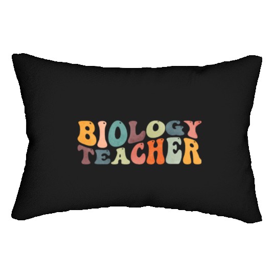 Groovy Biology Teacher Biologist Science Teaching Lumbar Pillows