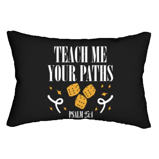 VBS Crew Teach Me Your Paths Psalm 25:4 Religious Lumbar Pillows