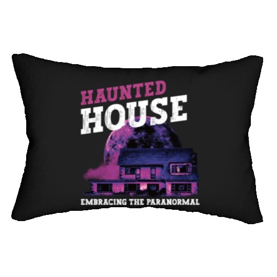Horror Paranormal Haunted House Spooky Halloween Lumbar Pillows