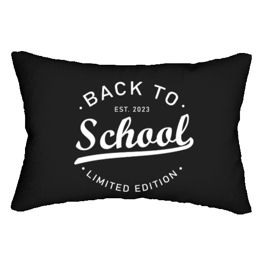 Classic Retro Vintage Back To School Lumbar Pillows Teacher