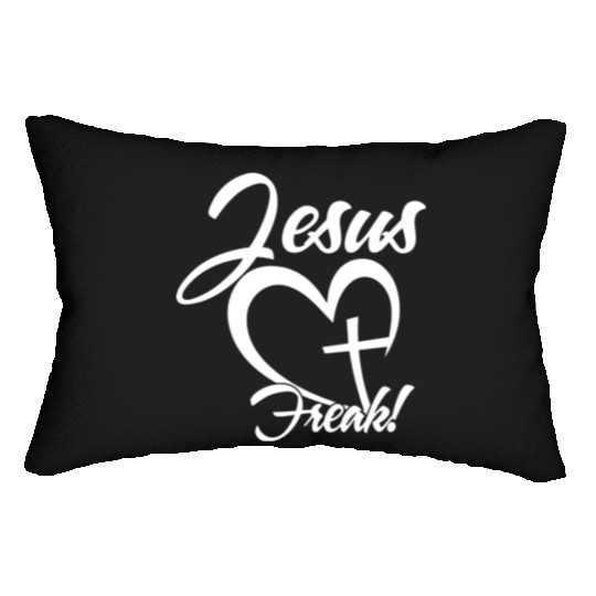 Jesus Freak Love Jesus Christian Christmas Lumbar Pillows