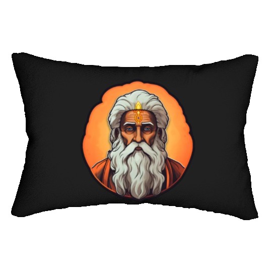 Guru Spiritual Buddhism Lumbar Pillows