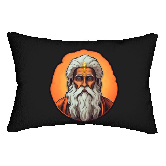 Guru Spiritual Buddhism Lumbar Pillows