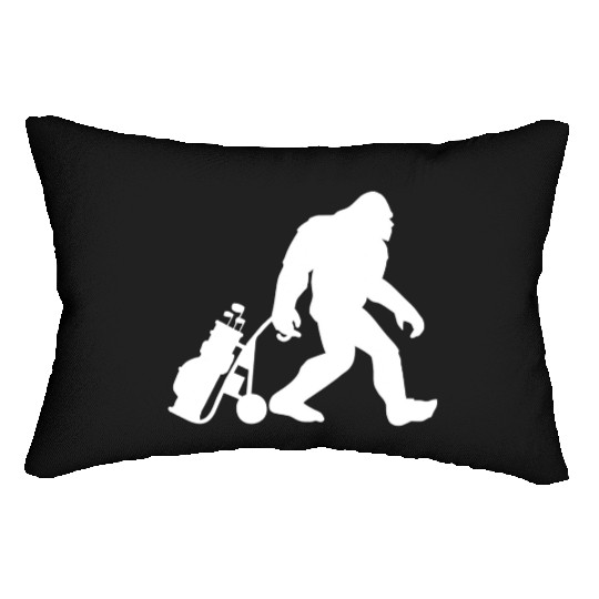 Golf Bigfoot Funny Golfing Big Hitter Awesome T Sh Lumbar Pillows