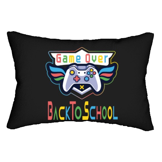 Fun Color Game Over Back To School Lumbar Pillows