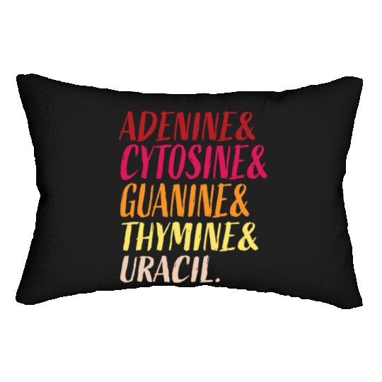 Nucleobases Biology Teacher DNA Biologist Lumbar Pillows