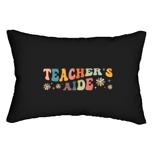Groovy Teacher's Aide Teacher Assistant Lumbar Pillows