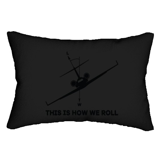 Aircraft rolling Lumbar Pillows