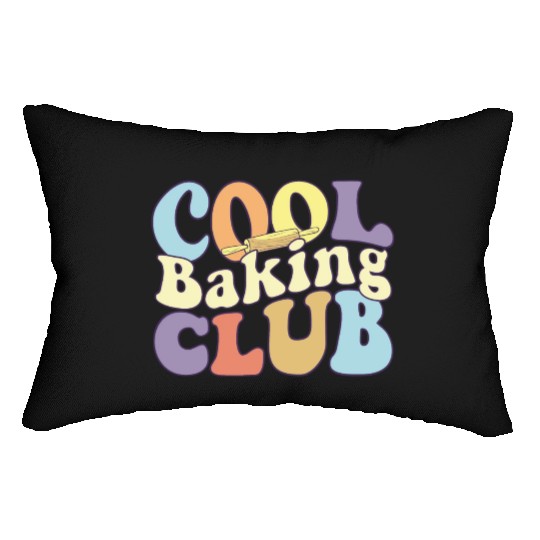 Cool Baking Club Baker Team Pastry Chef Squad Lumbar Pillows