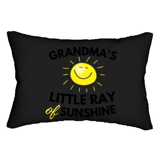 Grandma's Little Ray Of Sunshine Cute Baby Lumbar Pillows