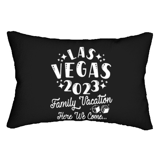 Family Vacation Las Vegas 2023 Matching Family Lumbar Pillows
