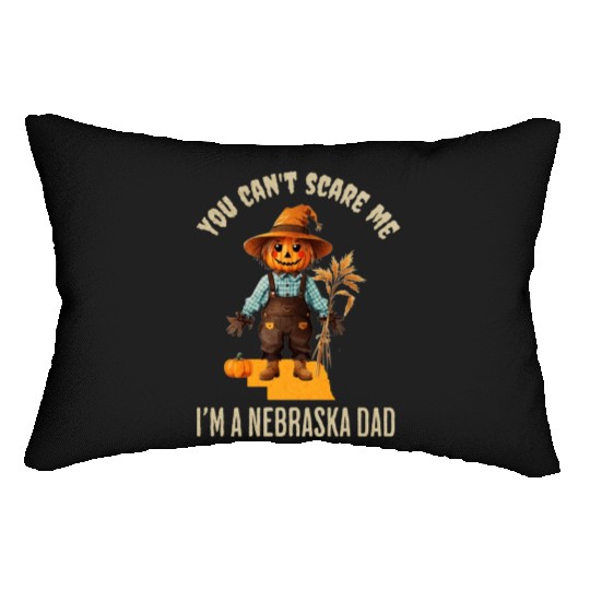 I’m a Nebraska Dad Halloween Fall Autumn Lumbar Pillows