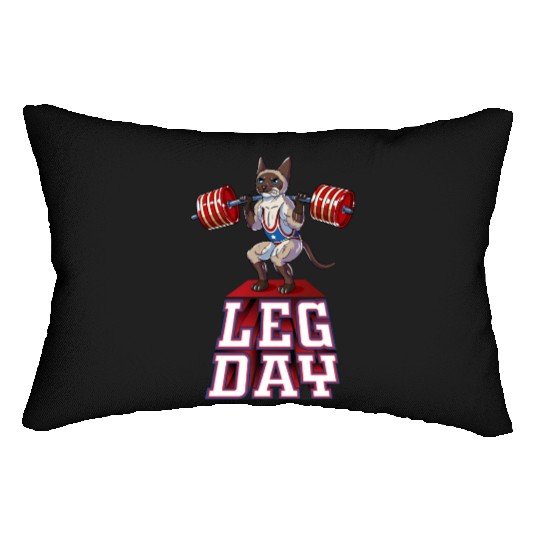 Leg Day Siamese Weight Lifting Squat Gym Lumbar Pillows