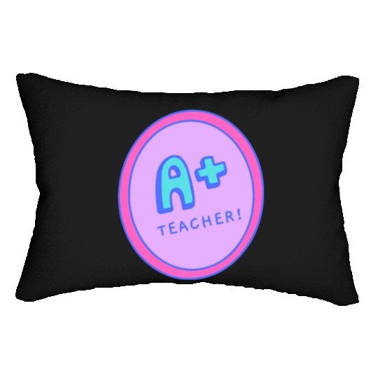 A Plus Teacher A Gift For The Best Teacher Lumbar Pillows
