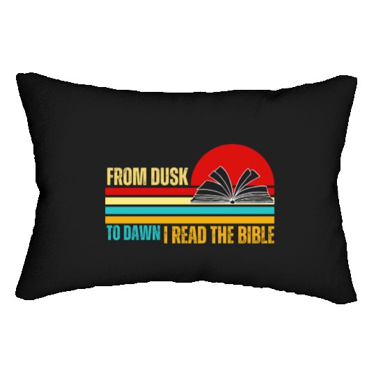 Retro Bible Lover Lumbar Pillows