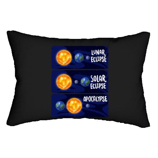 Lunar Eclipse Solar Apocalypse Astrology Science Lumbar Pillows