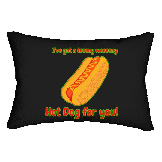 I've Got a Hot Dog For You! Lumbar Pillows