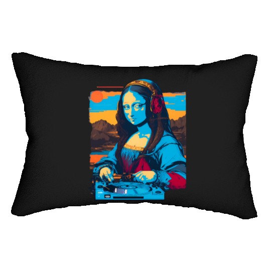 Dj Mona Lisa Lumbar Pillows