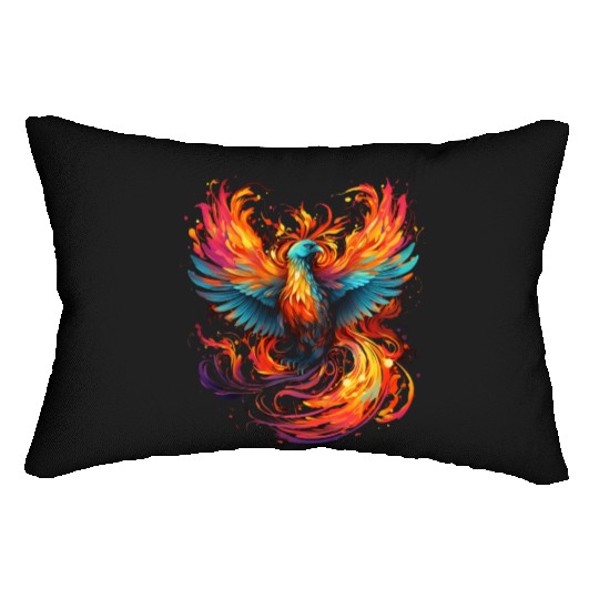 Phoenix Bird Mythical Lumbar Pillows