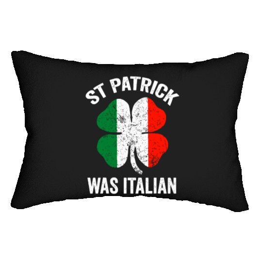 st patrick's day was italian Lumbar Pillows