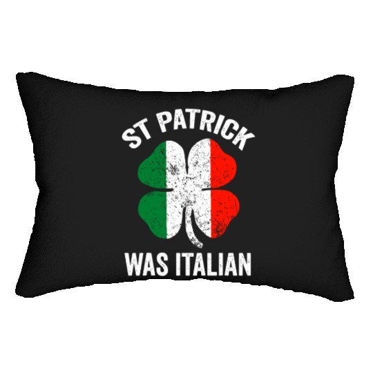 st patrick's day was italian Lumbar Pillows