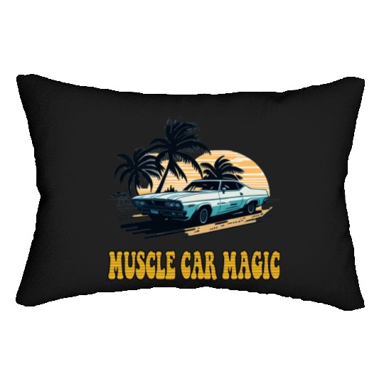 Muscle Car Magic Lumbar Pillows