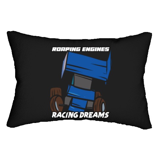 Sprint Car Mom Dirt Track Racing Racing Race Day Lumbar Pillows
