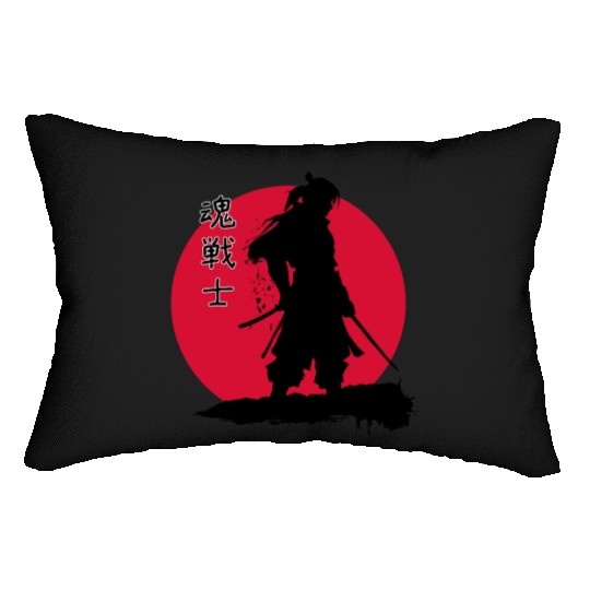Samurai Japanese Warrio Lumbar Pillows
