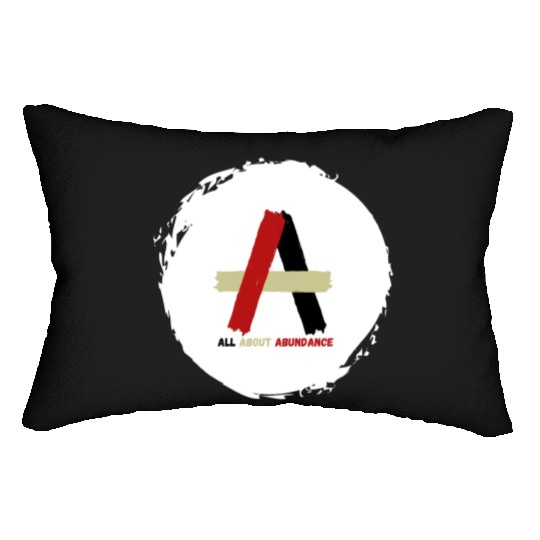 Gold Luxury Business Logo 2 Lumbar Pillows