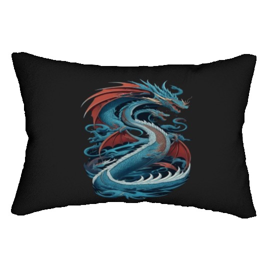 Fire-Breathing Majesty Lumbar Pillows