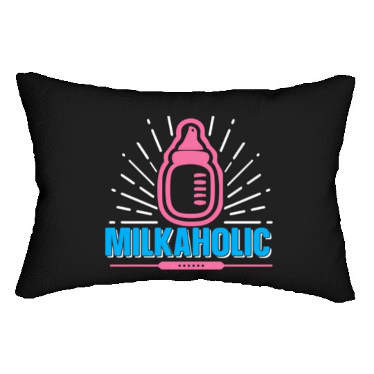 Baby Newborn Milkaholic Nursery Bottle Infant New Lumbar Pillows