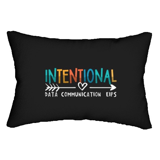 IEP Intentional Data Communication Autism Teacher Lumbar Pillows