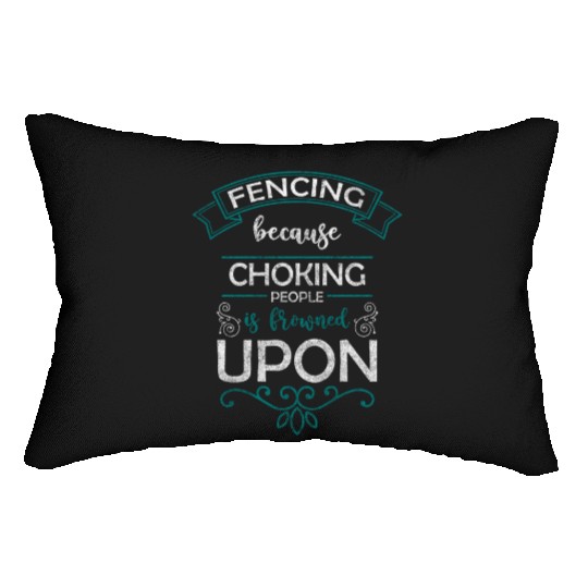 Fencer Coach Winner Hobby Lumbar Pillows
