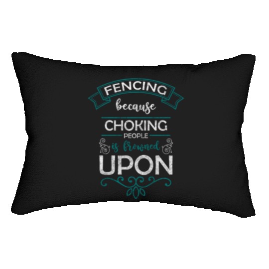 Fencer Coach Winner Hobby Lumbar Pillows