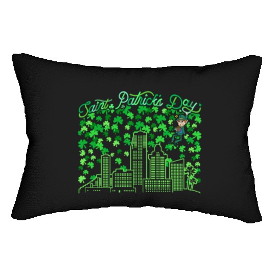 Saint Patrick's Day Miami Florida Lumbar Pillows