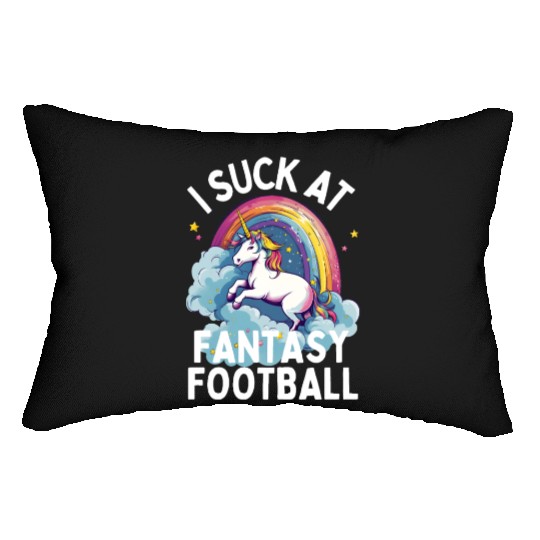 I Suck at Fantasy Football Lumbar Pillows