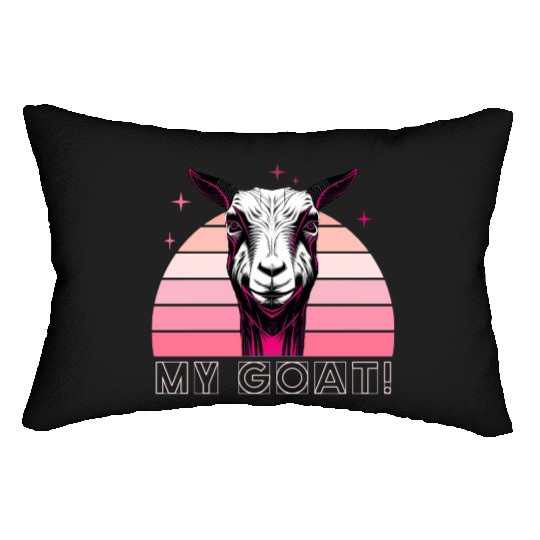 My goat Lumbar Pillows