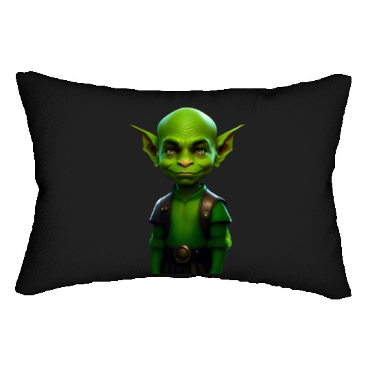 Green Goblin Rascal Embrace the Mischief Lumbar Pillows