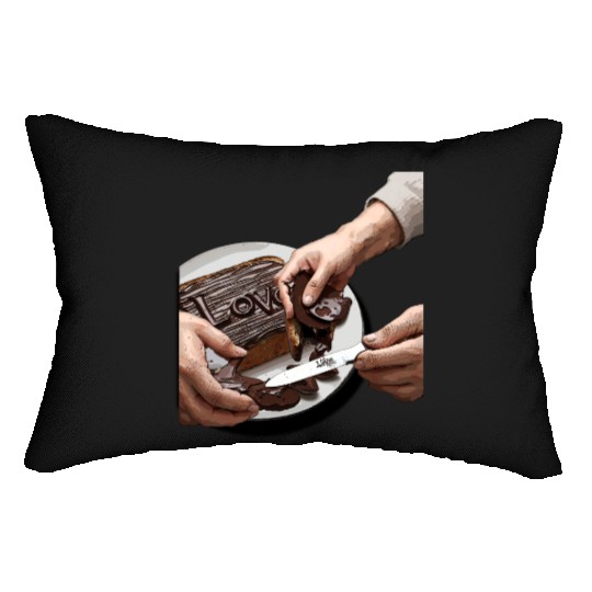 spread love design Lumbar Pillows