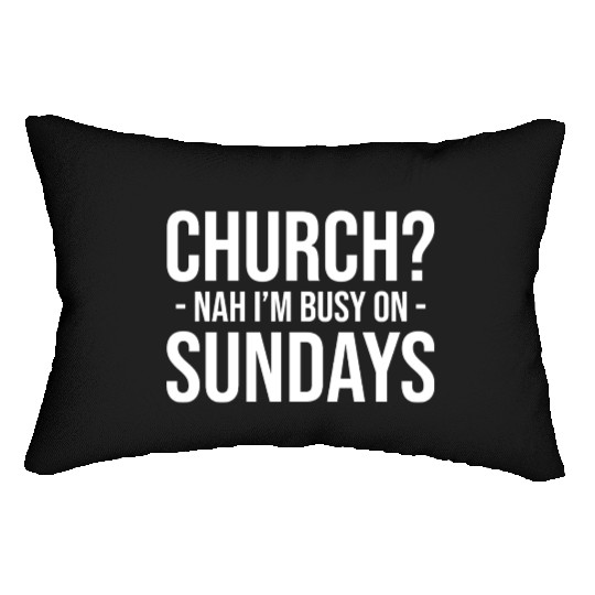 Atheism Religion Belief Atheists Science Lumbar Pillows