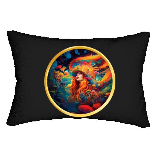 Lady Wizard Lumbar Pillows