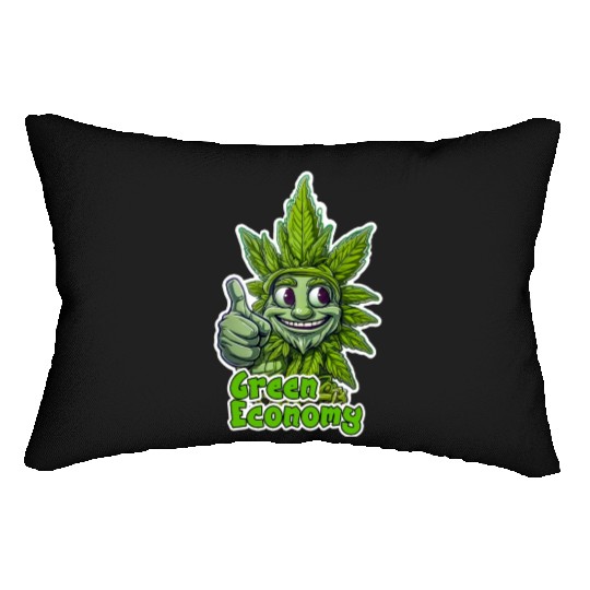 Green Economy Lumbar Pillows