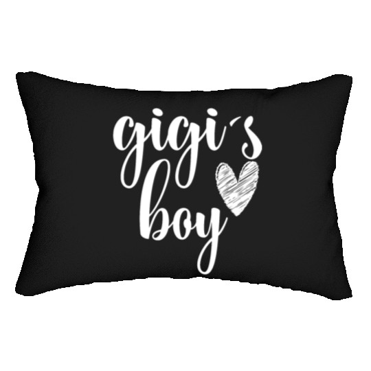 Funny Matching Gigi Boy for Grandma Whit Boy Lumbar Pillows