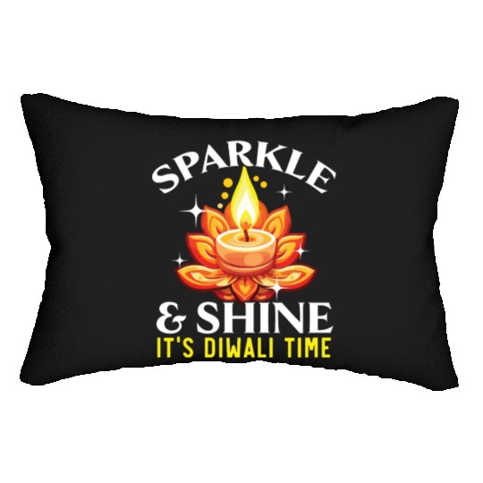Happy Diwali Diwali Festival Indian Hindu Hinduism Lumbar Pillows