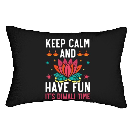 Happy Diwali Diwali Festival Indian Hindu Hinduism Lumbar Pillows