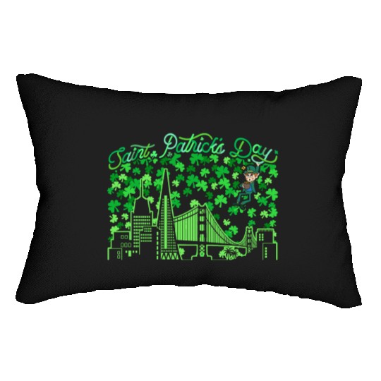 Saint Patrick's Day San Francisco California Lumbar Pillows